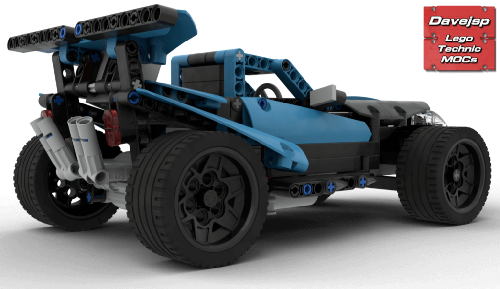 Lego Technic RC Azure Racer MOC - FREE Building Instructions