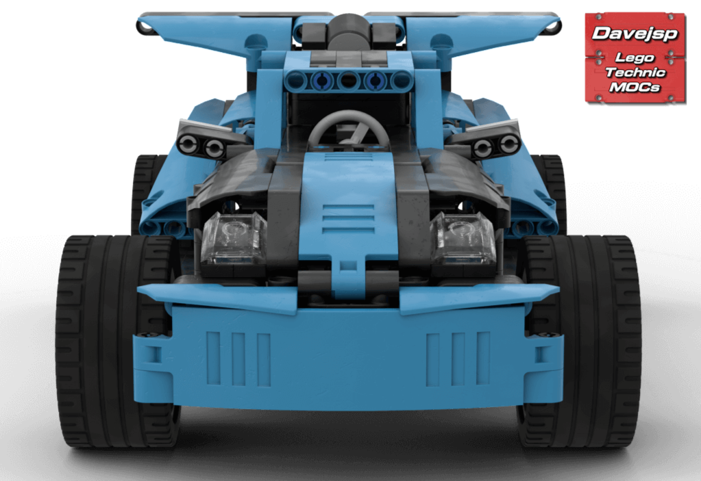 Lego Technic RC Azure Racer MOC - FREE Building Instructions