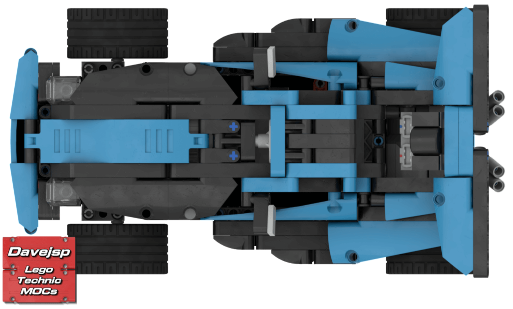 Lego Technic RC Azure Racer MOC - FREE Building Instructions
