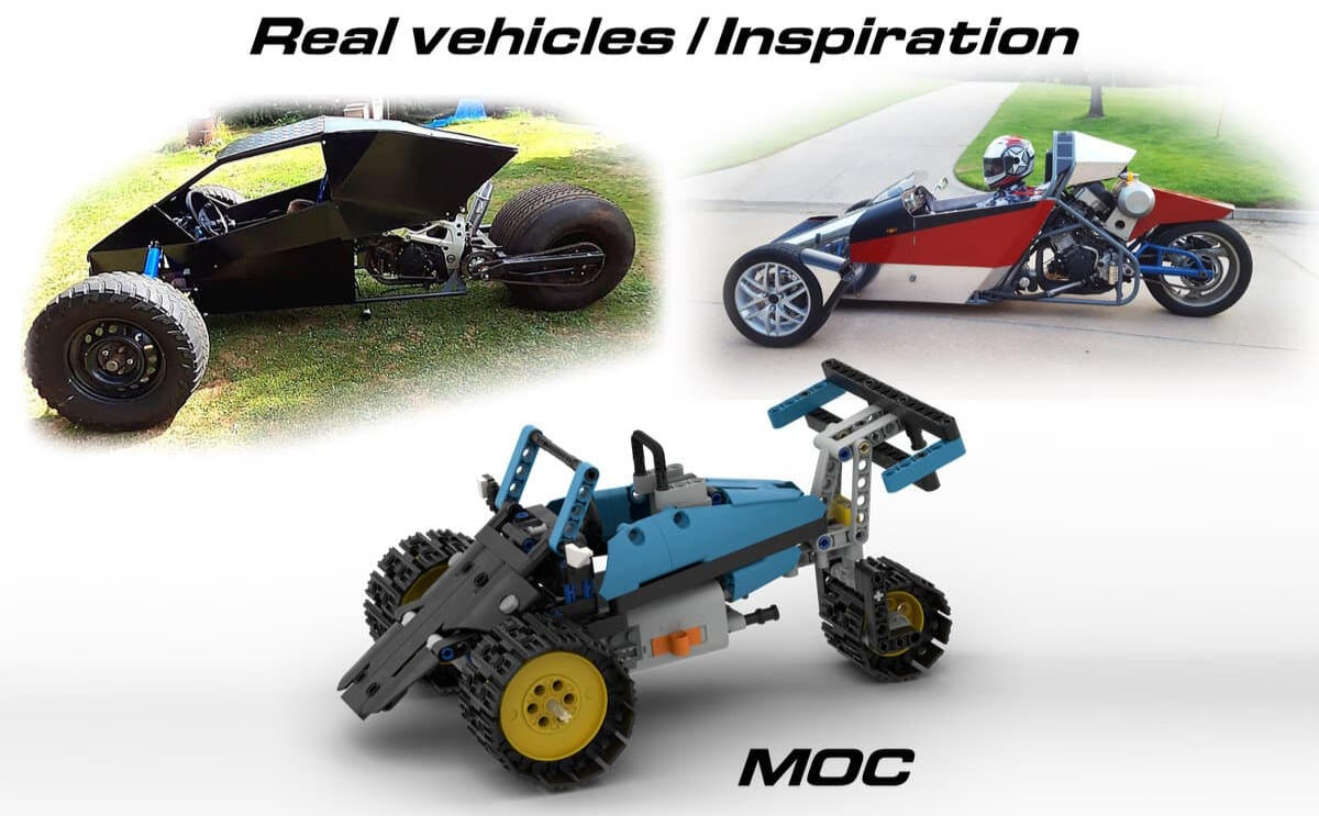 Lego Technic 42095 Racing Inverted Trike MOC - FREE Building Instructions Lego Technic 42095 Racing Inverted Trike MOC - FREE Building Instructions