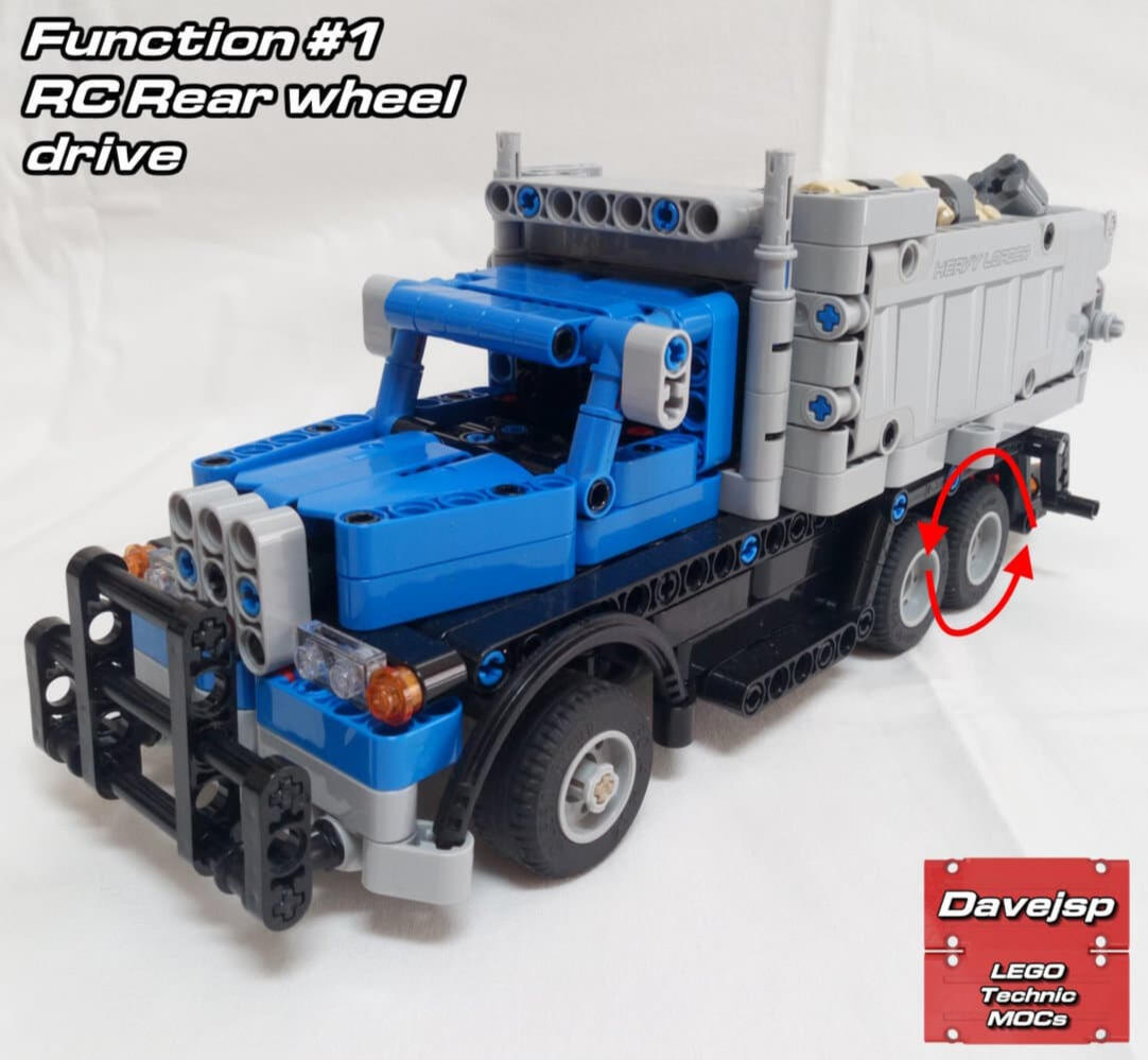Lego Technic RC Small Dump Truck MOC - FREE Building Instructions