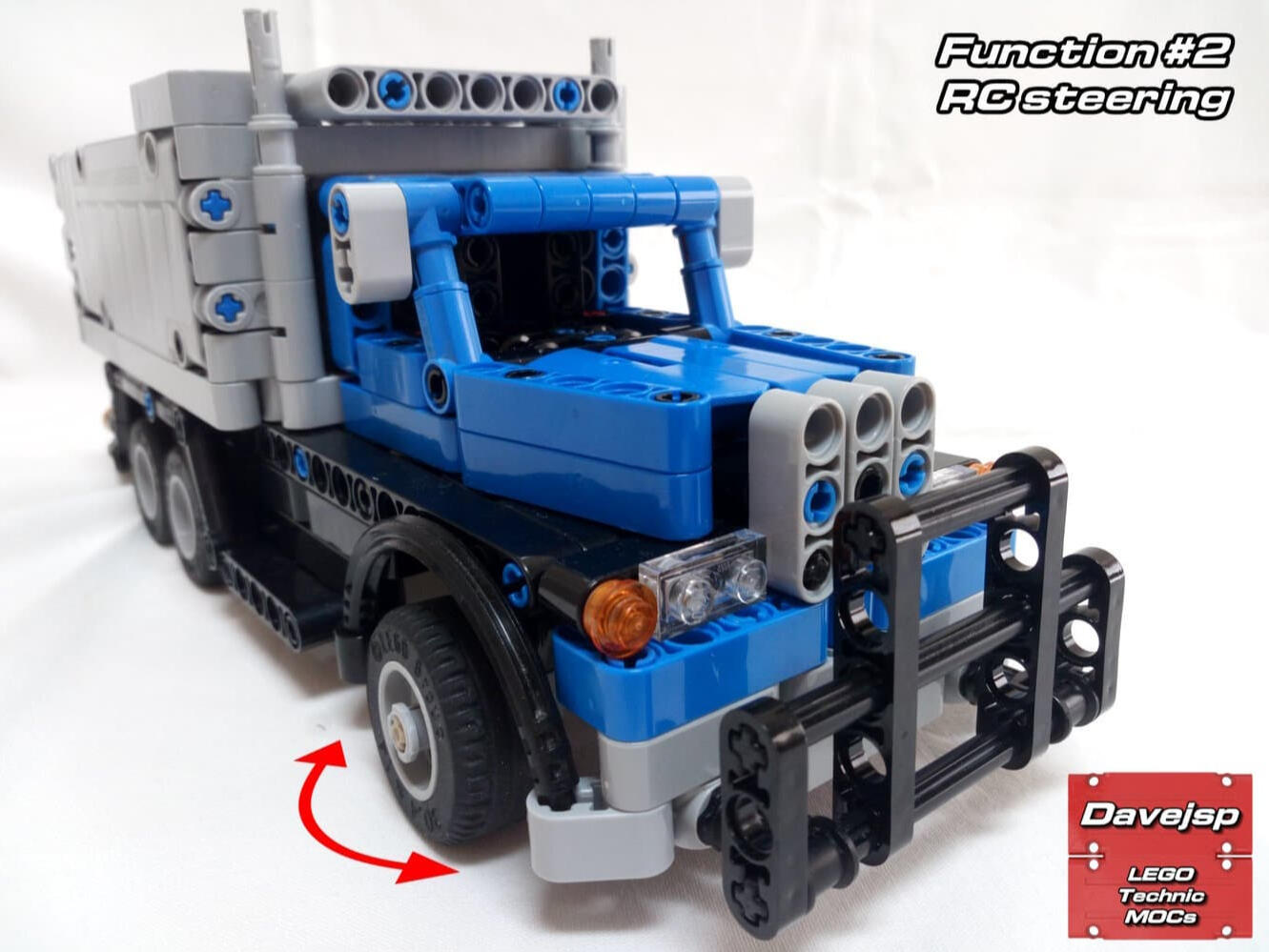 Lego Technic RC Small Dump Truck MOC - FREE Building Instructions