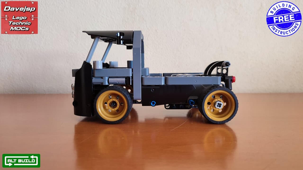 Lego Technic 42046 Racing Truck MOC - FREE Building Instructions