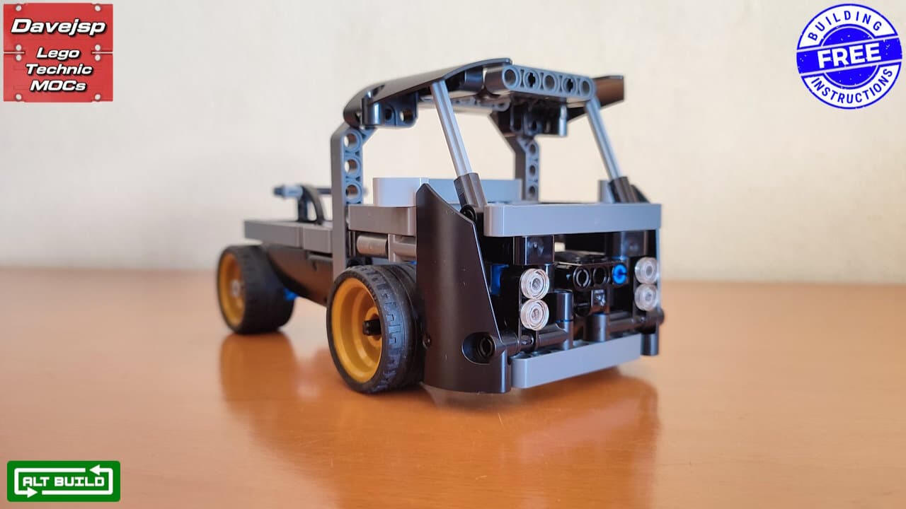 Lego Technic 42046 Racing Truck MOC - FREE Building Instructions